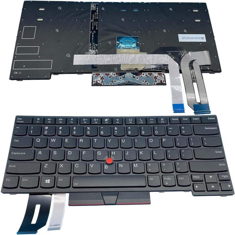 Teclado Compatible Para Portatil Lenovo Thinkpad T14s Gen2 Español Con Trackpoint Sin Backlight