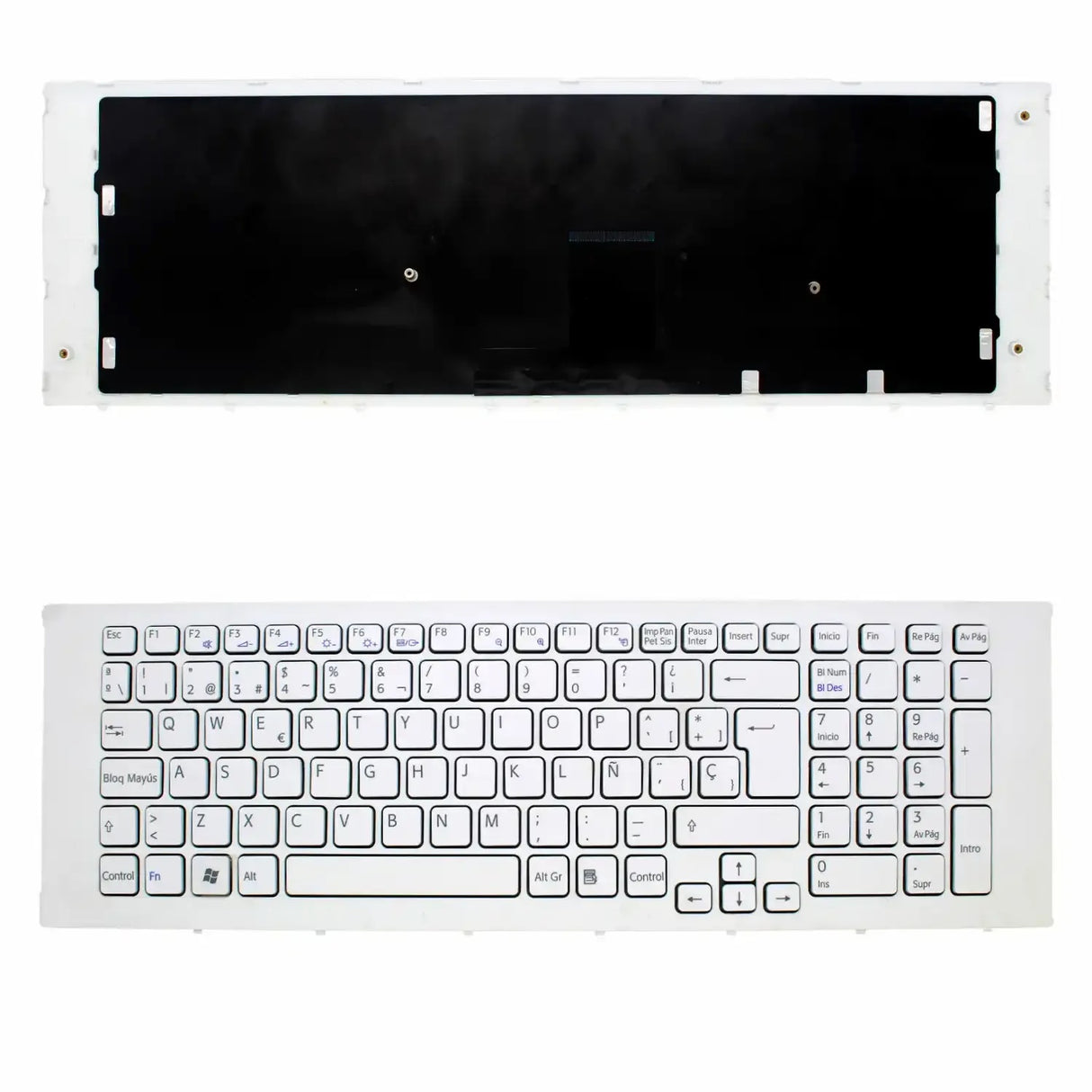 Teclado Con Marco Para Portátil Sony Vaio Vpc-Ec Vpc-Ec2M1E Vpceb4E1 Vpc-Eb14En/Bi Mp-09L26Eo-8863 Pcg-71C11M