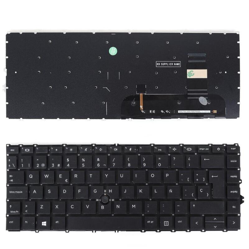 Teclado Hp Elitebook 840 G7 Negro, Sin Marco, Con Punto, Win8