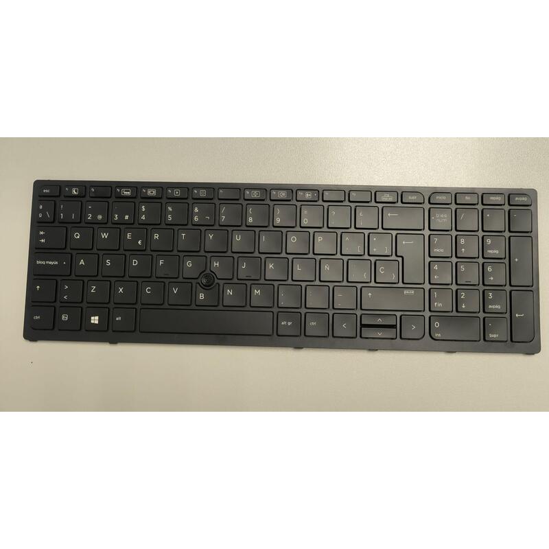 Teclado Hp Original Reacondicionado Español Para Portátil Hp Zbook 15 G3 G4 1 Año De Garantia