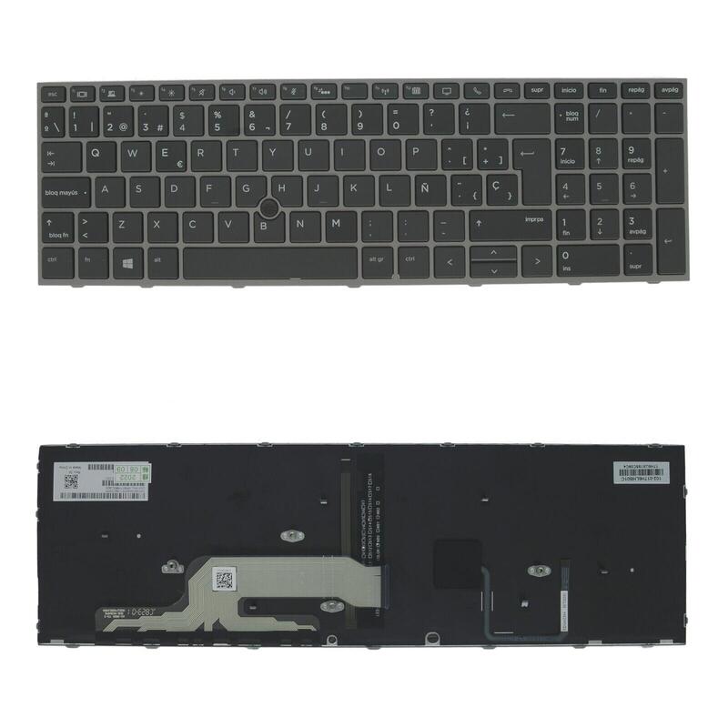 Teclado Hp Original Reacondicionado Español Para Portatil Zbook 15/17 G5 G6 1 Año De Garantia