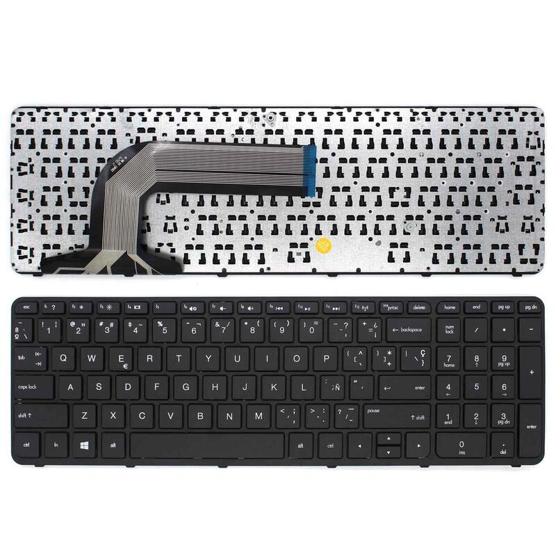 Teclado Hp Pavilion 17 E 17 N Con Marco Intro Pequeño Para Portátil