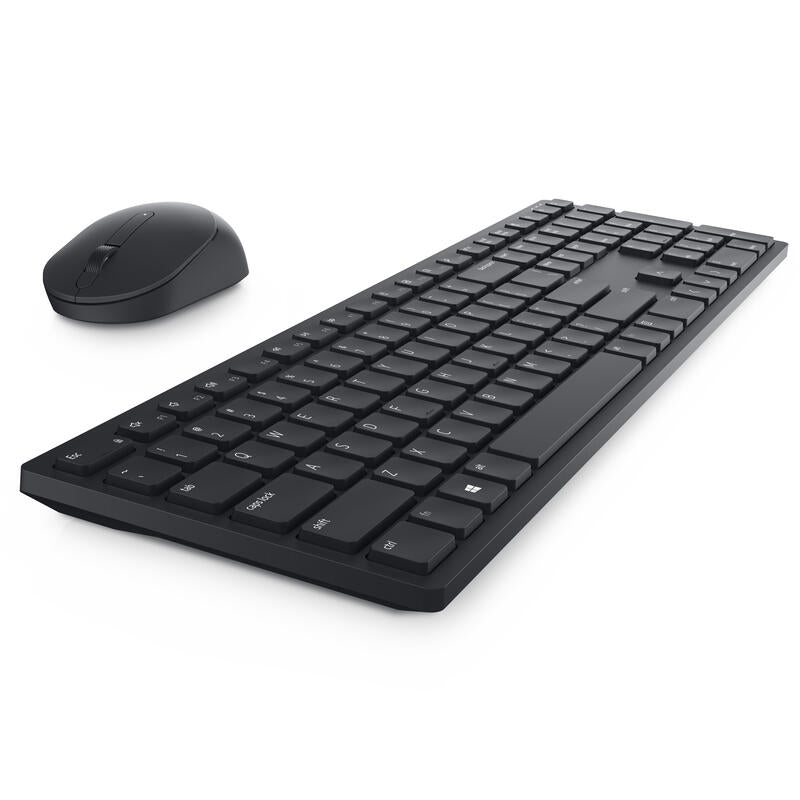 Teclado Inglés + Ratón Dell Km5221w Rf Inalámbrico Qwerty Reino Unido Negro
