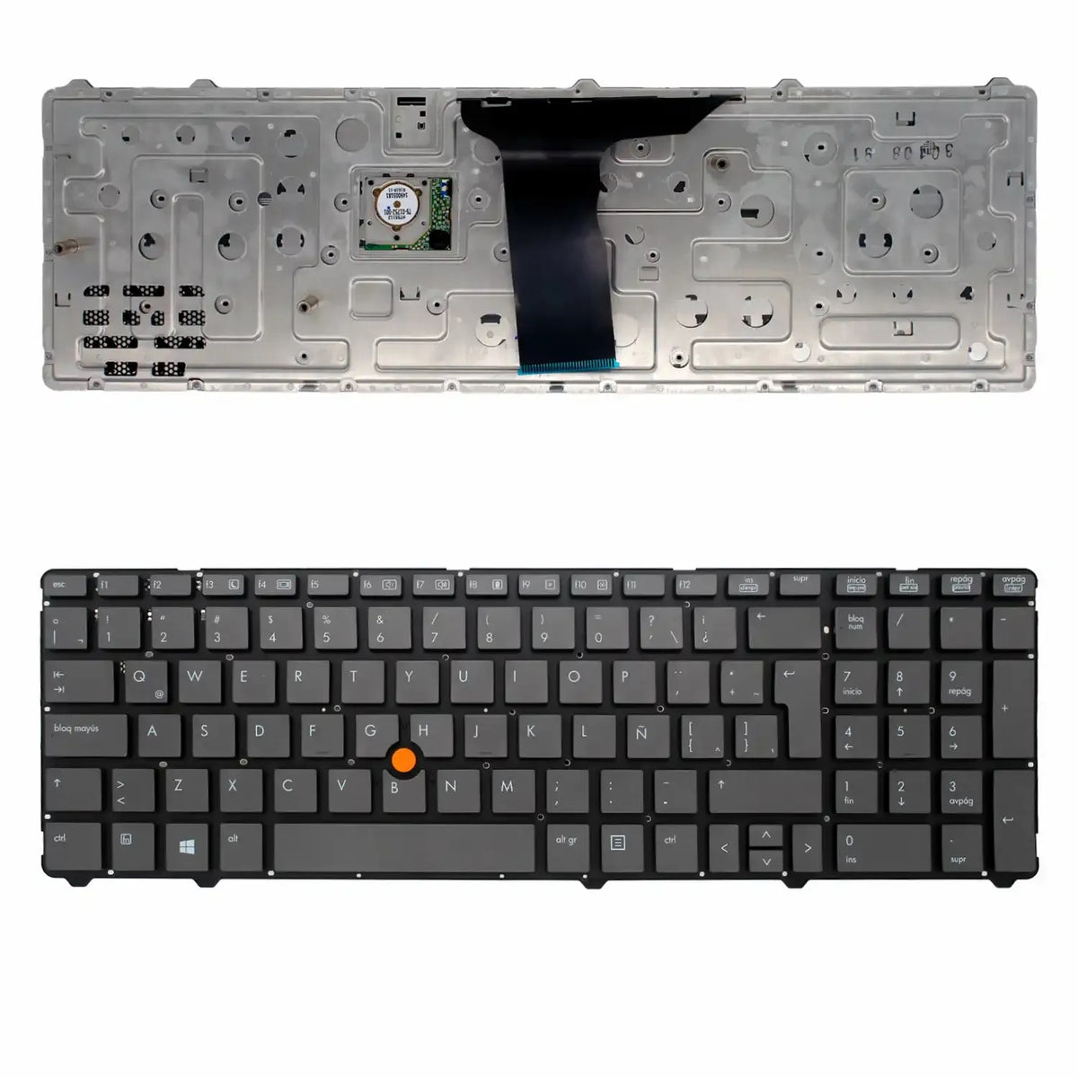 Teclado Latino Para Portátil Hp Elitebook 8760W 8760P 8770P 8770W Con Marco