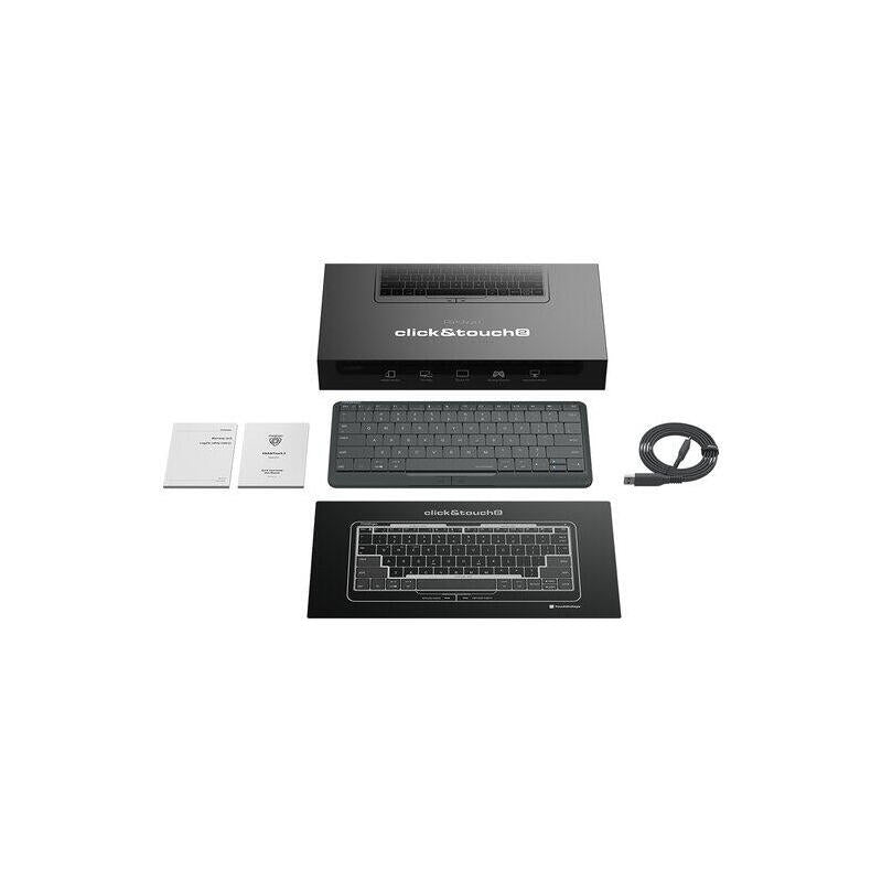 Teclado Mac W Prestigio-Clevetura Wireless Click Touch 2 2botones Comp Macos 10.11 Ipados 13.1 Android 6 W7