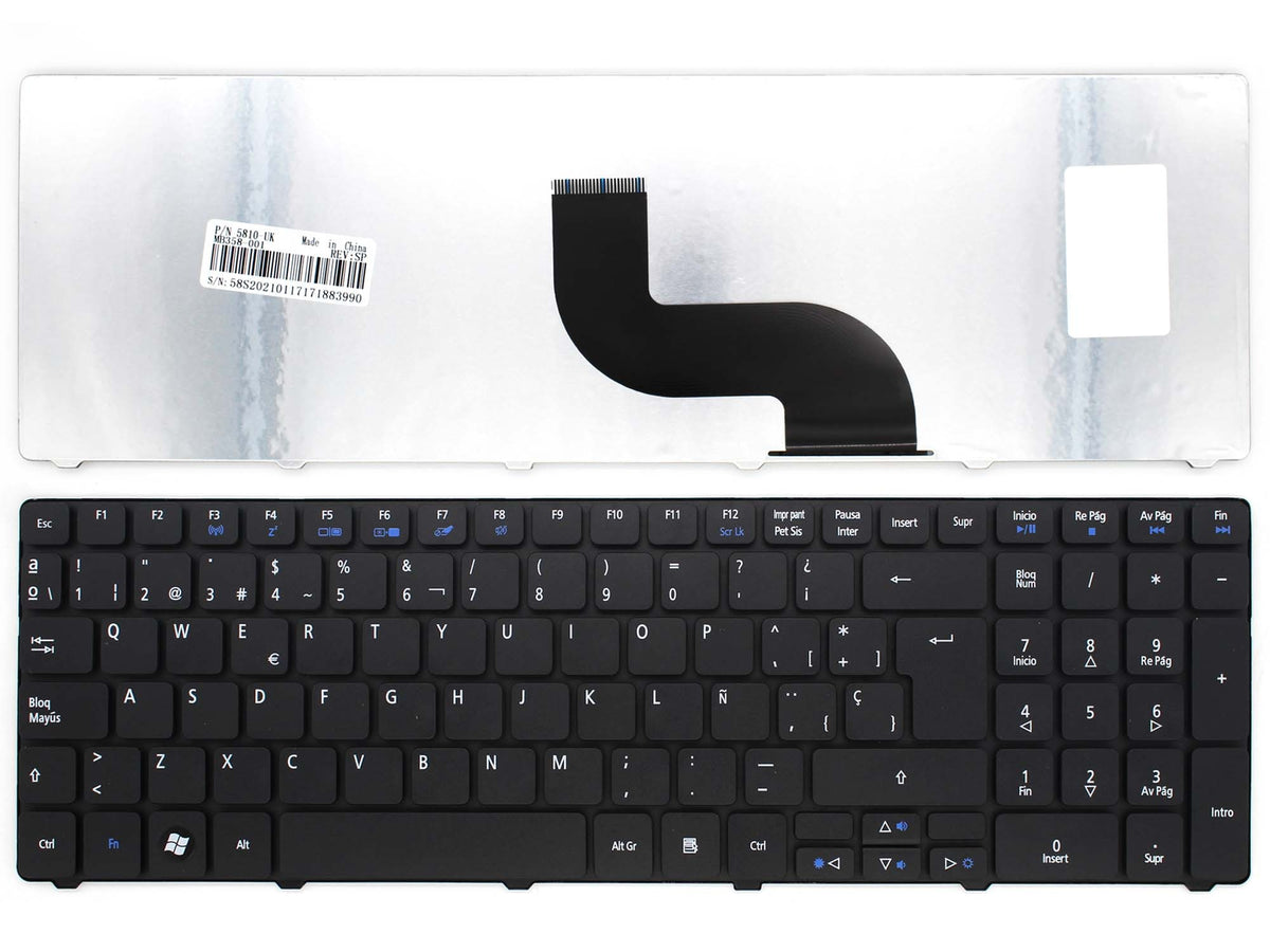 Teclado Para Portátil Acer Aspire 5738 8942 8942G 5810 7750 7750G 5745 7745 5750 5750Z