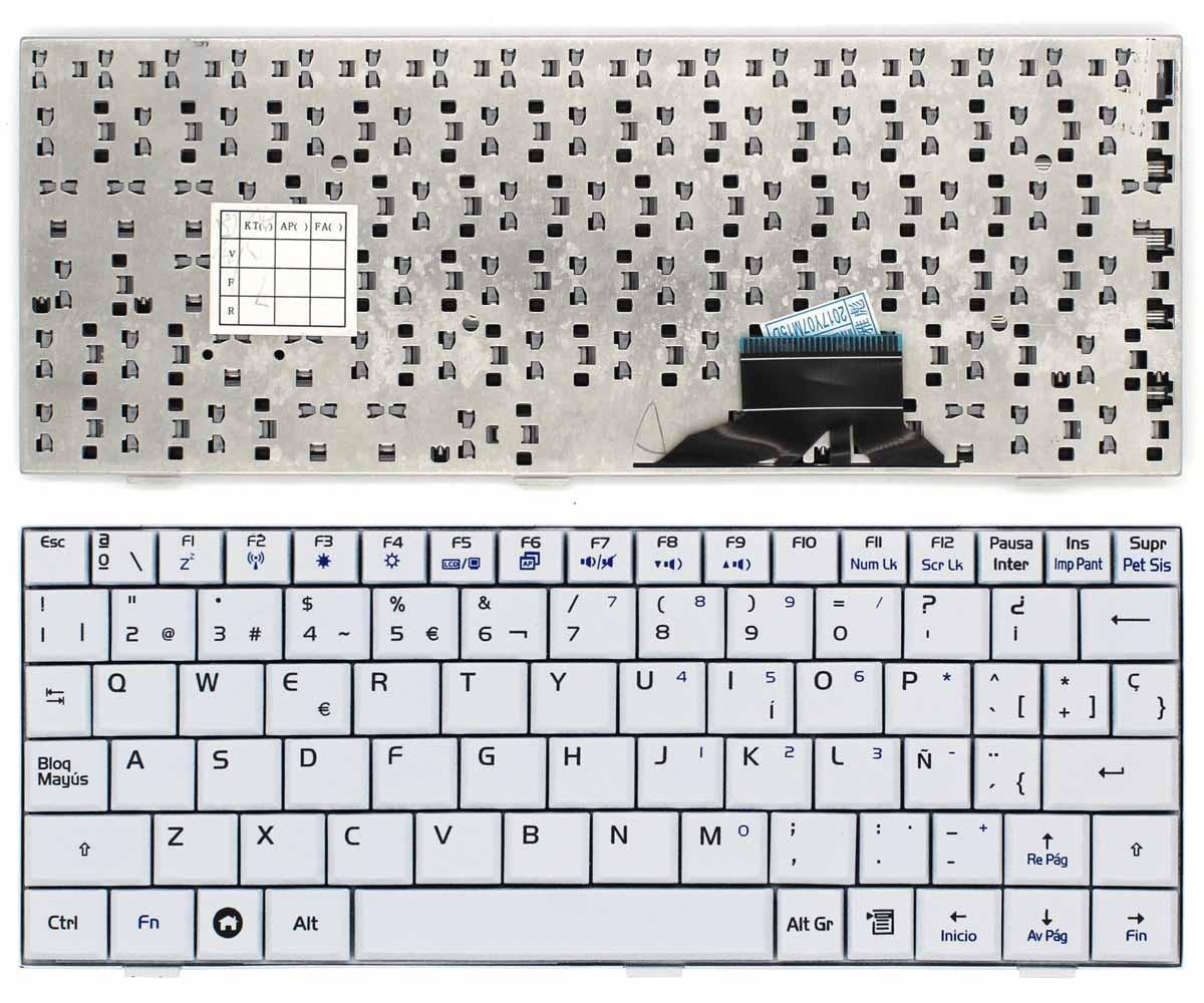 Teclado Para Portátil Asus Eee Pc 700 701 900 901 V072462Ak2 Okna-021Sp03