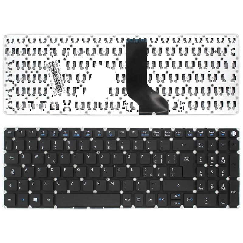 Teclado Para Portatil Acer Aspire E5 722 E5 772 V3 574g E5 573t E5 573 E5 573g 9z.Nc3sw.10s Re1sw 0 Italiano