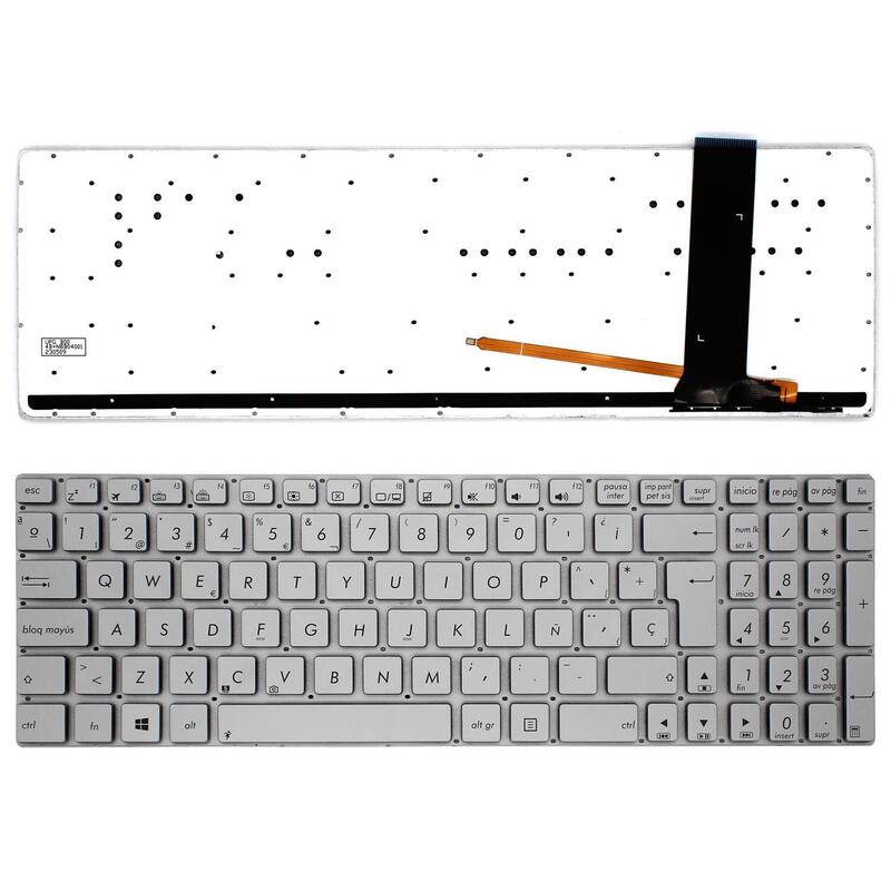 Teclado Para Portátil Asus N56 N76 Retroiluminado