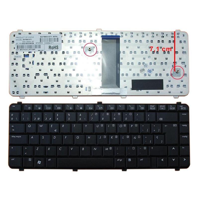 Teclado Para Portátil Hp Compaq 510 511 515 516 610 615 537583-071