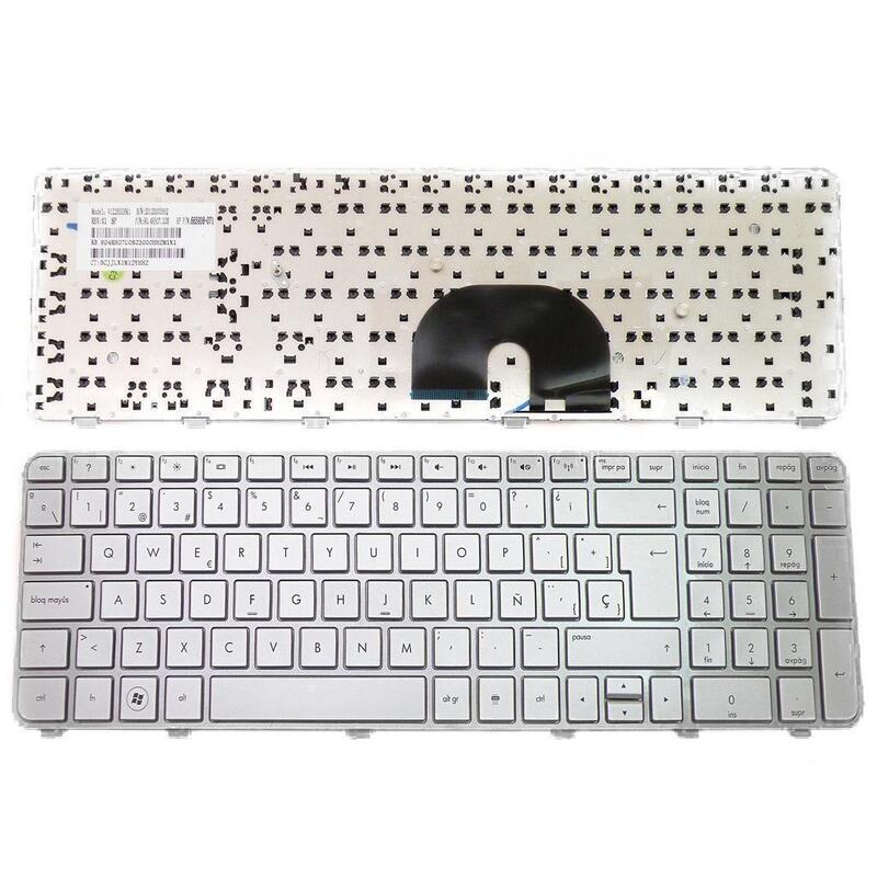 Teclado Para Portátil Hp Pavilion Dv6 6000 Dv6 6100 Dv6 6200 Series Plateado