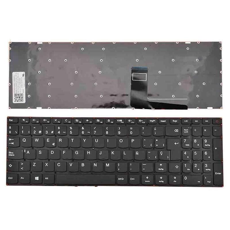 Teclado Para Portátil Lenovo Ideapad 110-15acl 110-15ast 110-15ibr Negro
