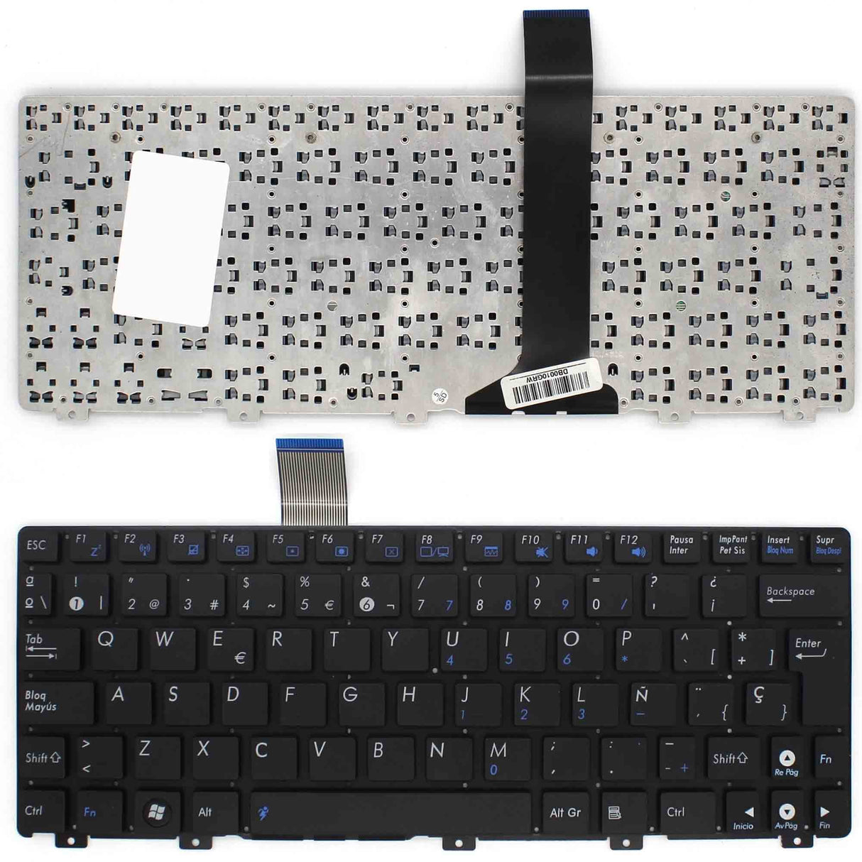 Teclado Para Portátil Asus Eeepc 1015Ped 1025C Negro