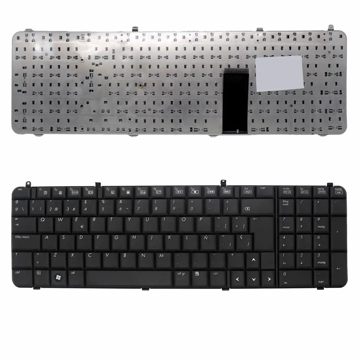 Teclado Para Portátil Hp Dv9000 Negro