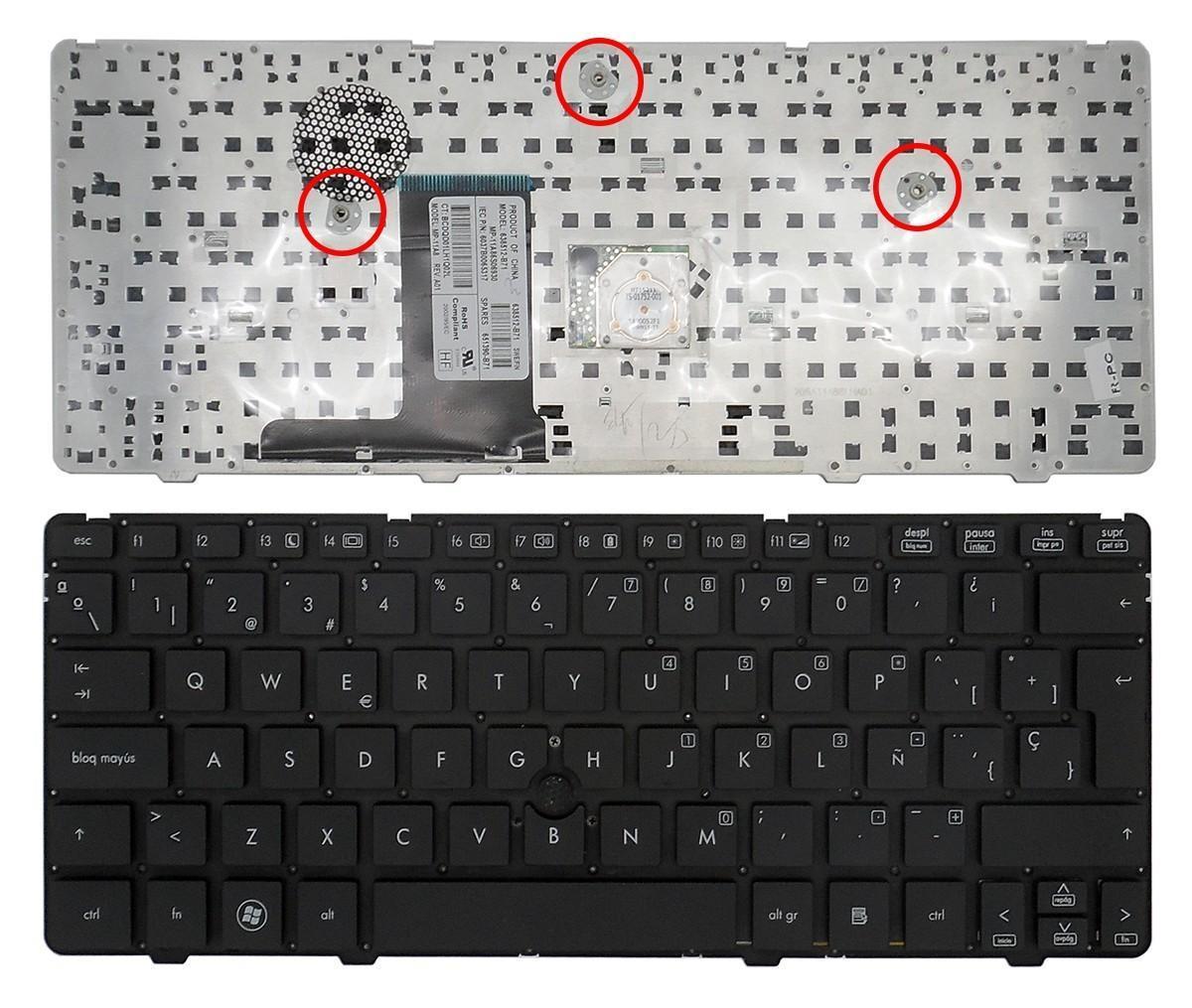 Teclado Para Portatil Hp Elitebook 2560P 2570P