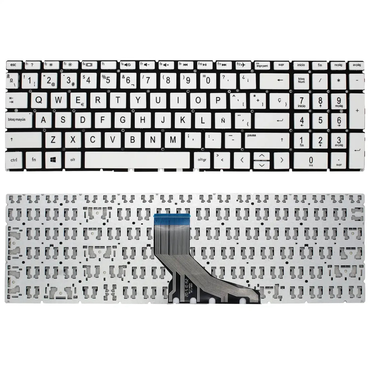 Teclado Para Portátil Hp L20388-071 Blanco