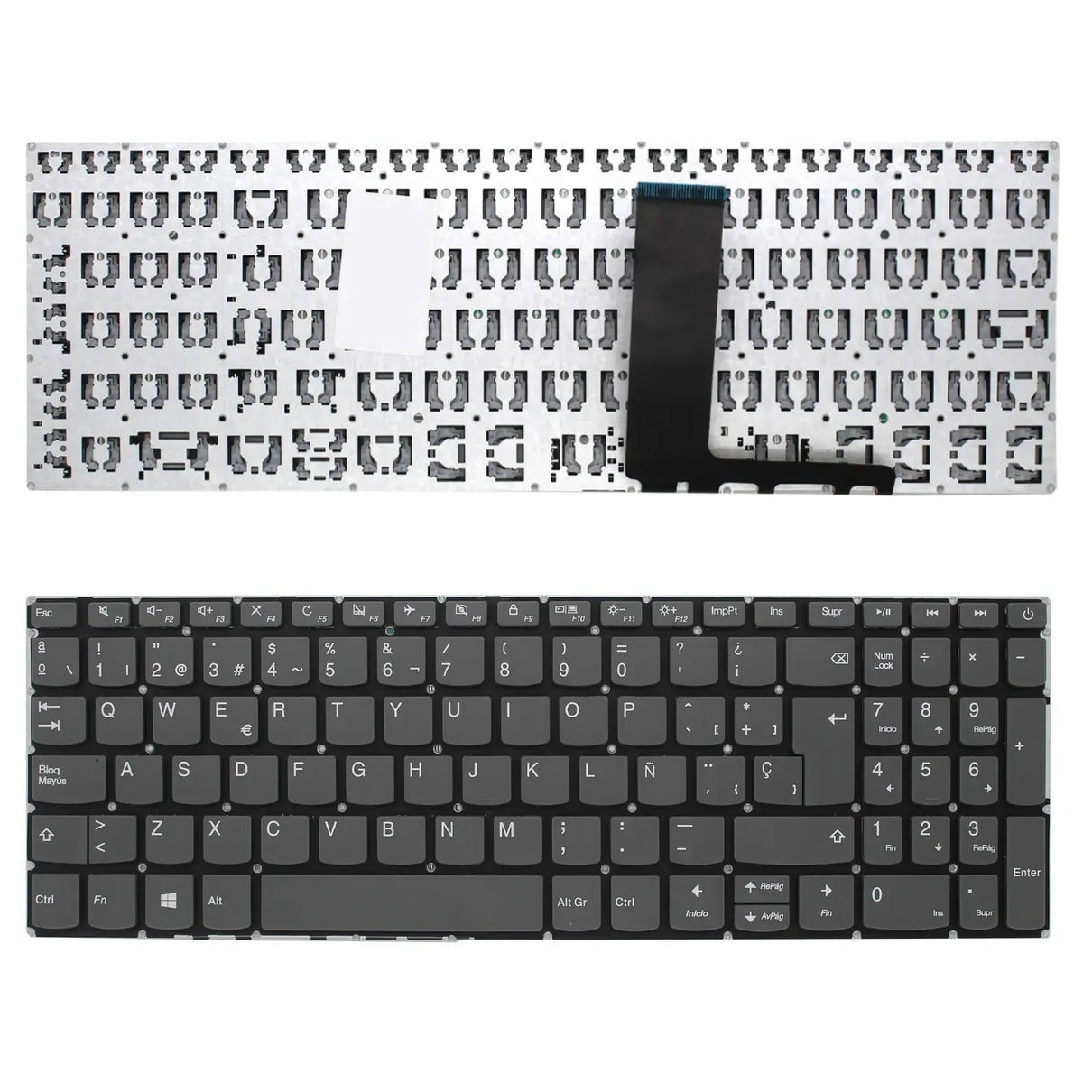 Teclado Para Portátil Lenovo Ideapad V130-15ikb V130-15igm 9z.Ncssn.10s