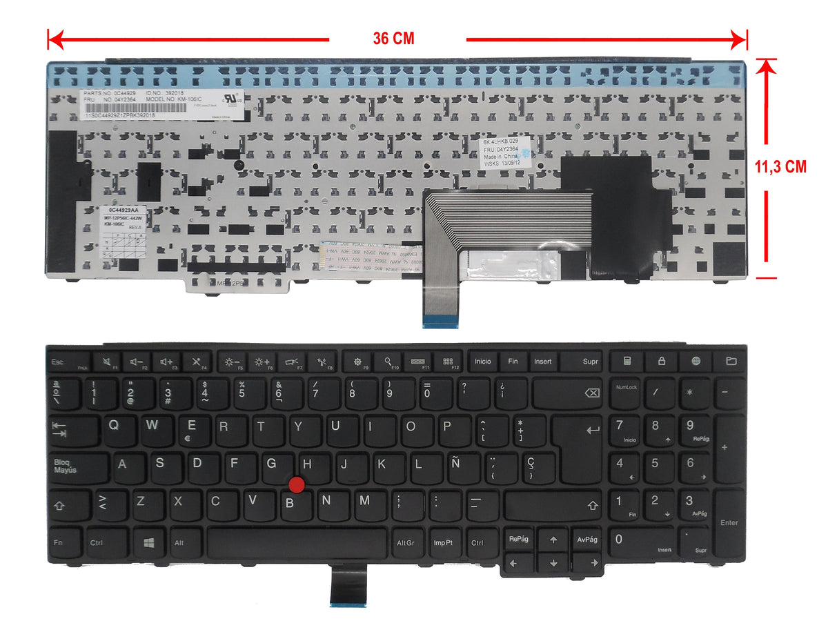 Teclado Para Portátil Lenovo Thinkpad W540
