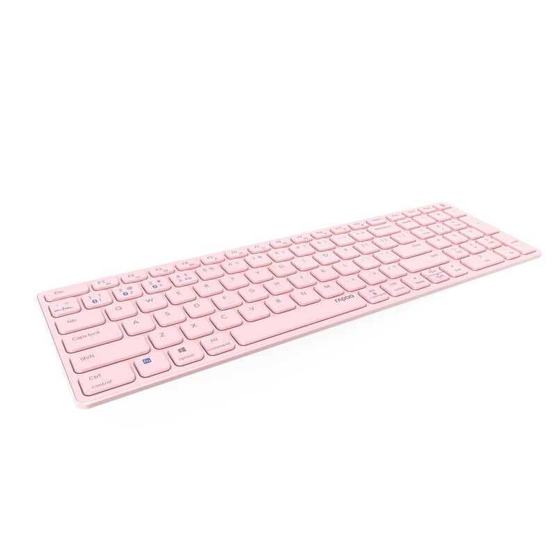 Teclado Rapoo Wireless Y Bluetooth E9700m Portugues 2.4ghz Bt 3.0 5.0 DiseãO Ultrafino Bateria
