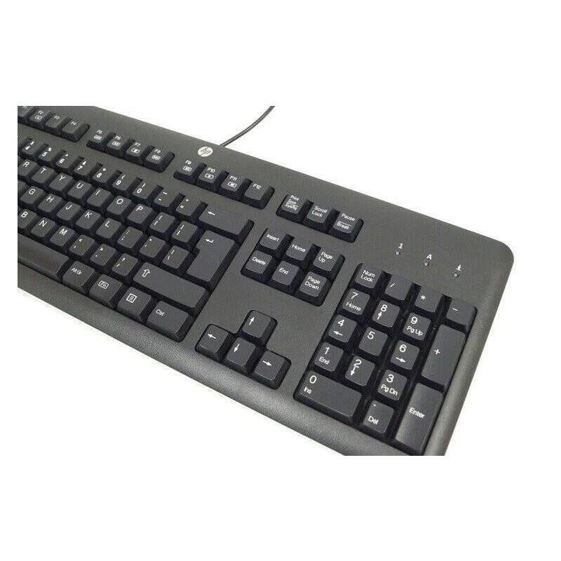 Teclado Reacondicionado Hp Ku-1156 672647 724720-071 Español (Qwerty) Negro Con Cable Usb 1 Año De Garantia