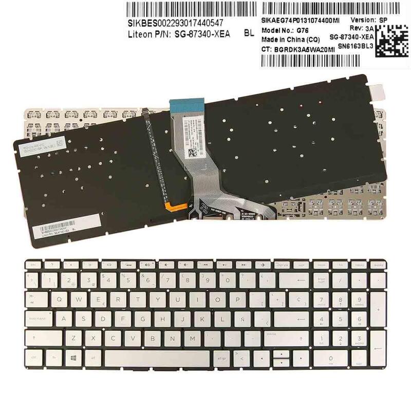 Teclado Retroiluminado Para Portátil Hp
Modelos: Pavilion 15-Cd072nr, 15-Cd074cl, 15-Cd075nr, 15-Cd076cl
P/N: Sg-87340-Xea
