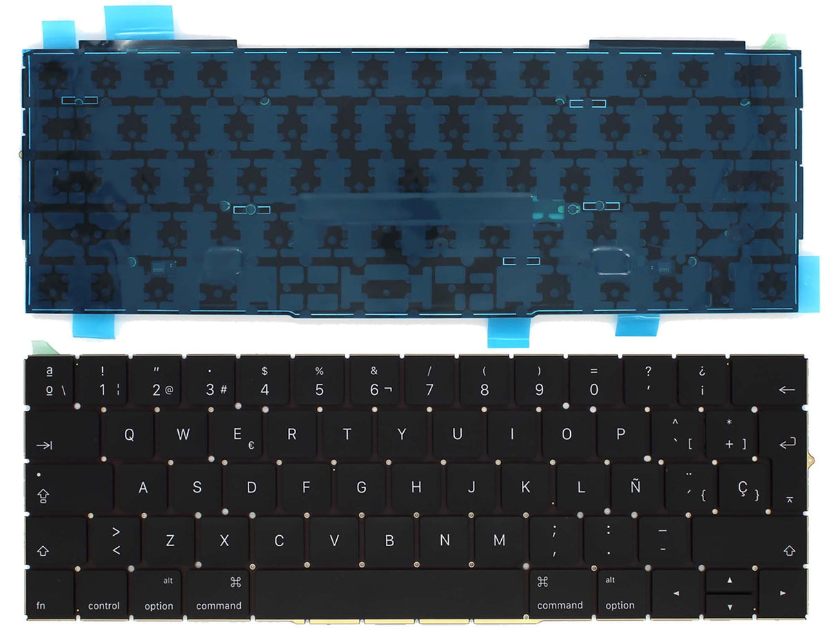 Teclado Retroiluminado Para Portátil Apple Macbook Pro Retina A1706 A1707 13.3" Negro