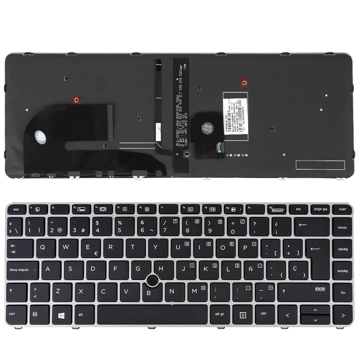 Teclado Retroiluminado Para Portátil Hp 836308-071