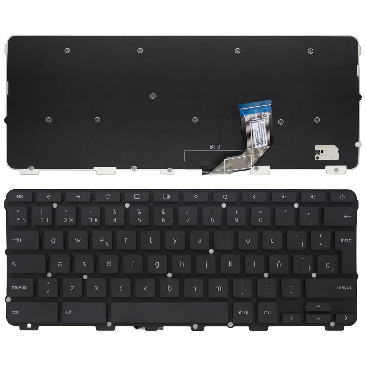 Teclado Para Portátil Lenovo N24 100E 300E Sn21D10345 9Z.Ncnsn.A0S Negro