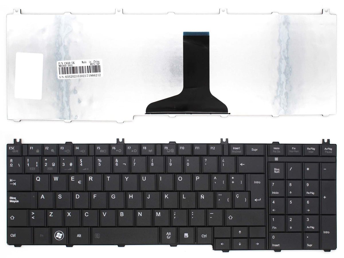 Teclado Para Portátil Toshiba Satellite L755-16m L755-18e L755-1hw Mp-09m86e06920