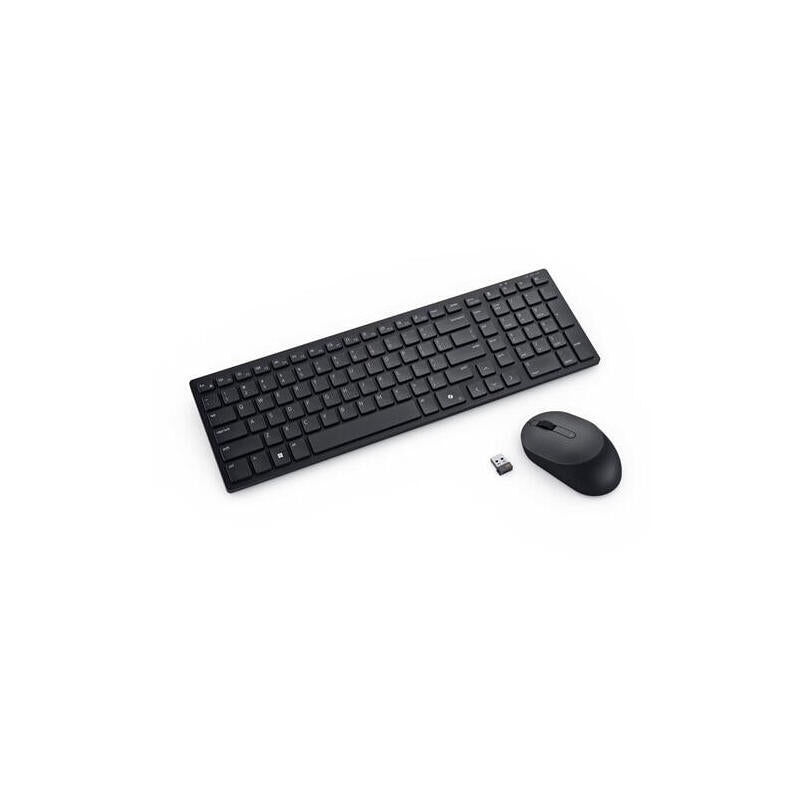 Teclado Y Ratón Dell Silent Keyboard And Mouse Km555 Inalámbrico 2.4 Ghz Bluetooth 5.1 Qwerty Español Negro Con 3 Años Del Servicio Next Business Day Advanced Exchange