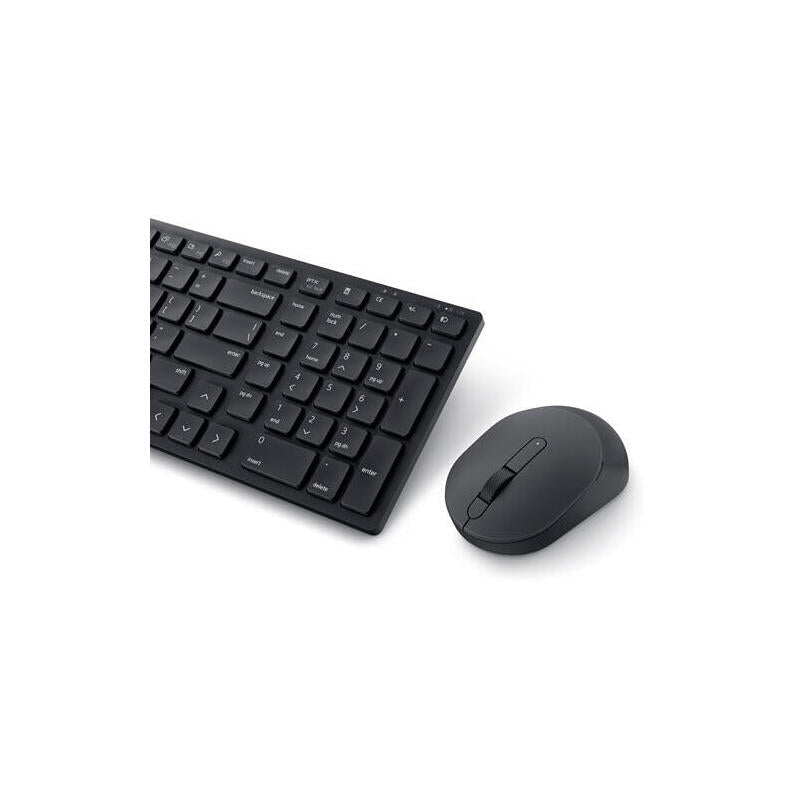 Teclado Y Ratón Dell Silent Keyboard And Mouse Km555 Inalámbrico 2.4 Ghz Bluetooth 5.1 Qwerty Español Negro Con 3 Años Del Servicio Next Business Day Advanced Exchange