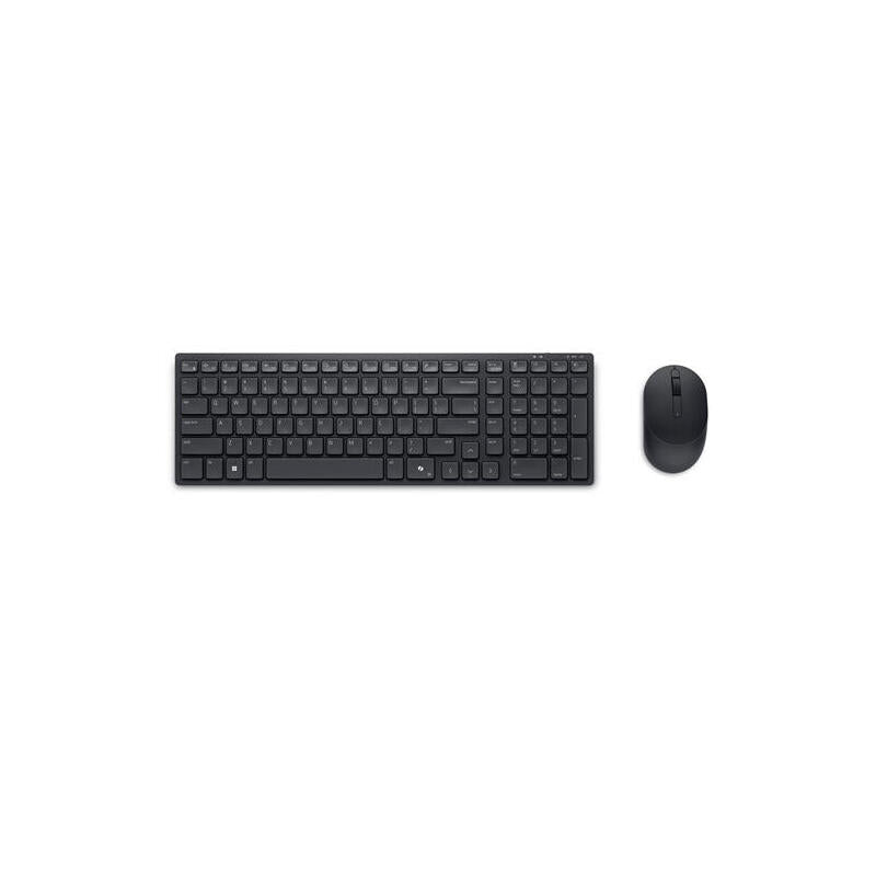 Teclado Y Ratón Dell Silent Keyboard And Mouse Km555 Inalámbrico 2.4 Ghz Bluetooth 5.1 Qwerty Español Negro Con 3 Años Del Servicio Next Business Day Advanced Exchange