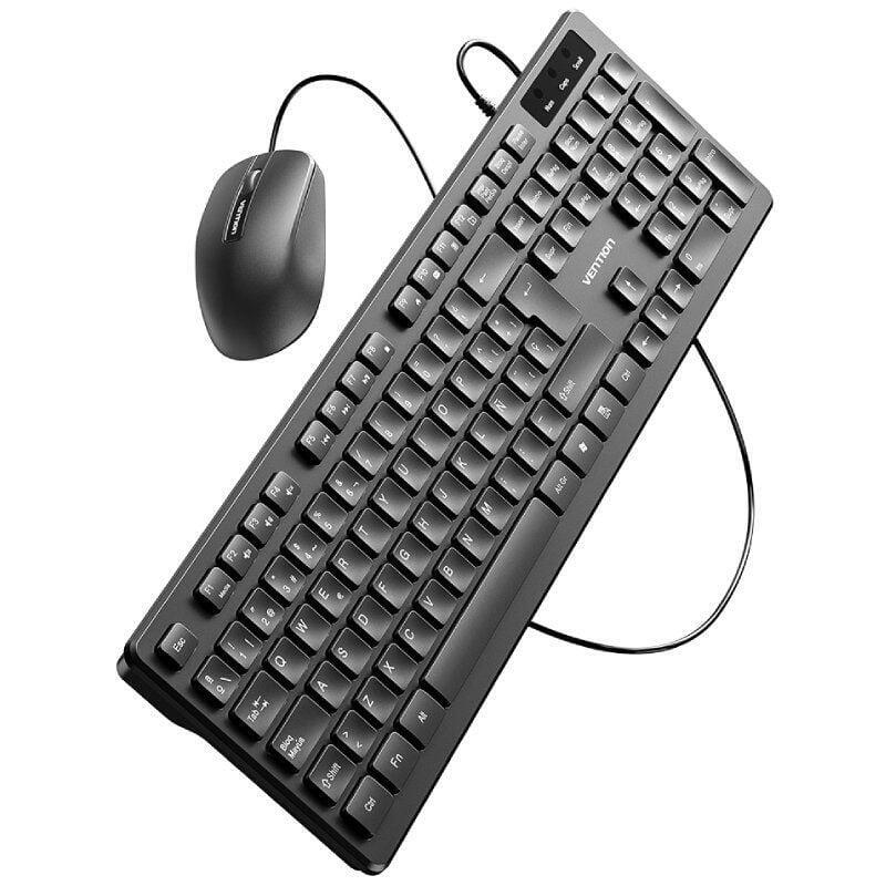 Teclado Y Ratón Vention Combo Ktcb0-Es Negro