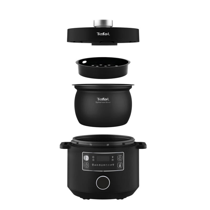 Tefal Turbo Cuisine Cy754830 Olla Multi-Cocción 5 L 1090 W Negro