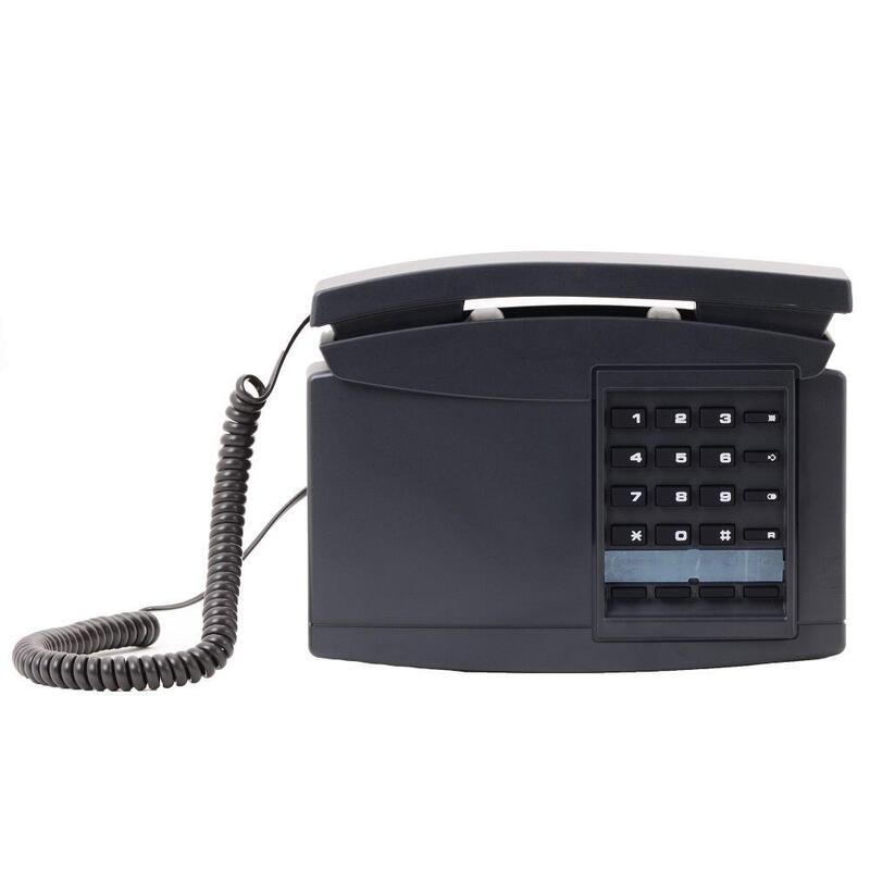 Teléfono De Pared Fmn B122plus, Negro-Gris