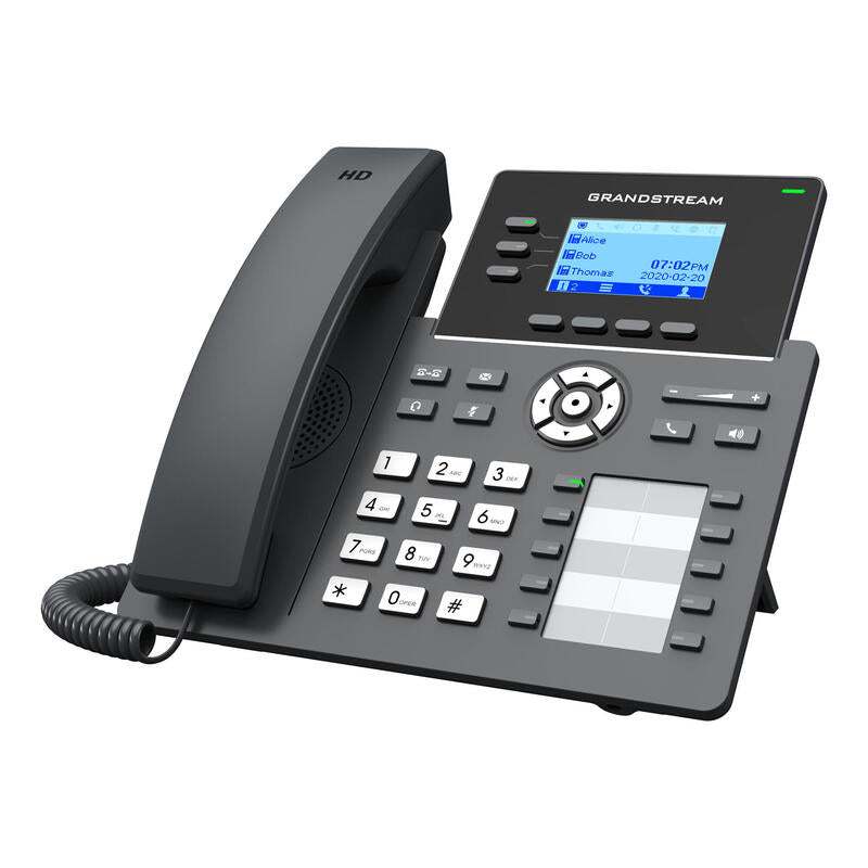 Teléfono Grandstream Ip Grp2604p Poe 3 Lineas Audiohd