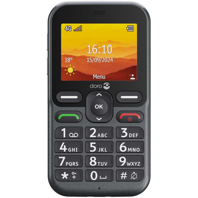 Telefono Movil Doro Leva L10 2.4" 4g Grafito