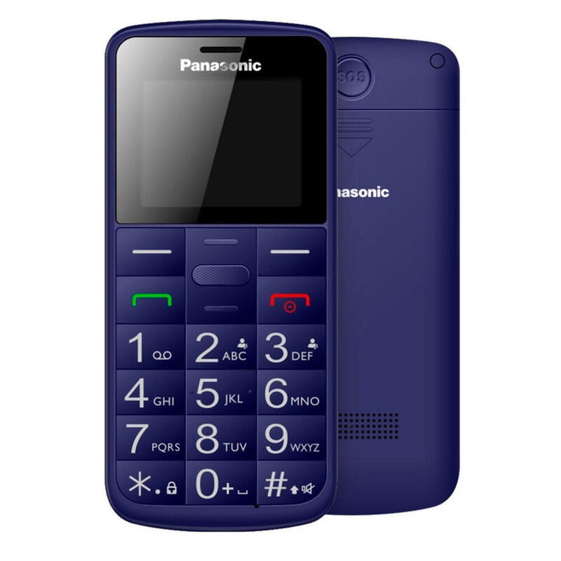 Teléfono Móvil Panasonic Kx-Tu110exc Para Personas Mayores Azul