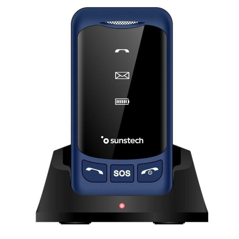Teléfono Móvil Sunstech Celt25bl Para Personas Mayores Azul
