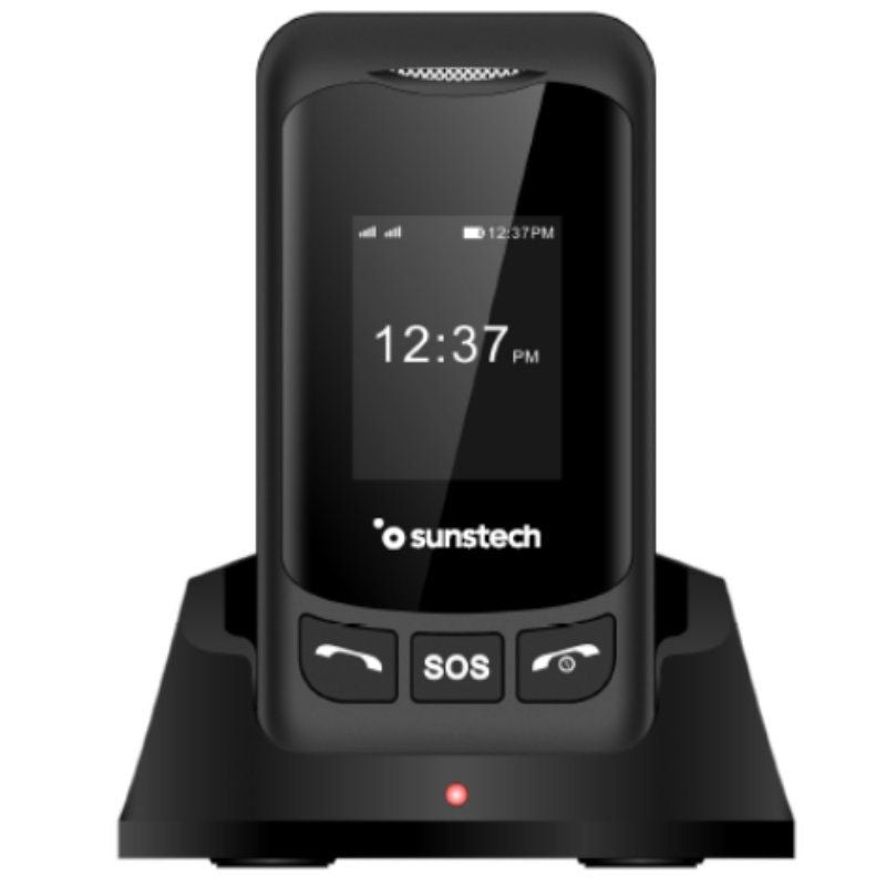 Teléfono Móvil Sunstech Celt26 Para Personas Mayores Negro