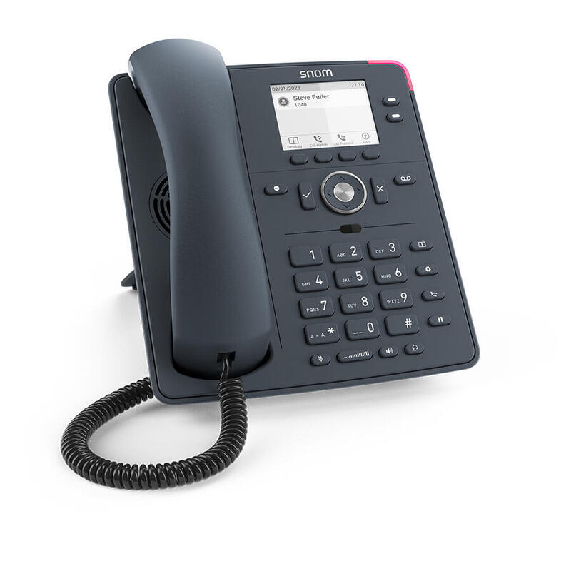 Teléfono Snom Ip D140, 2 Identidades Sip, 2 Puertos Poe F.A. Aparte)