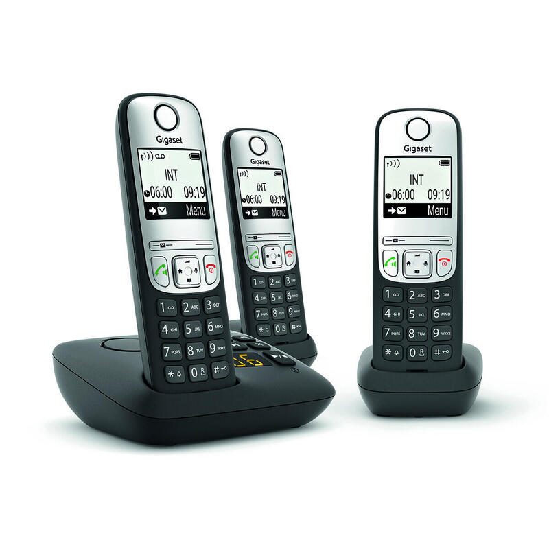 Telefonos Gigaset As690a Trio Negro Int.