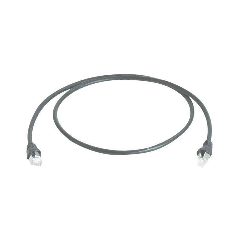 Telegärtner Cable De Red Sftp Cat 6a Negro 2,0 M