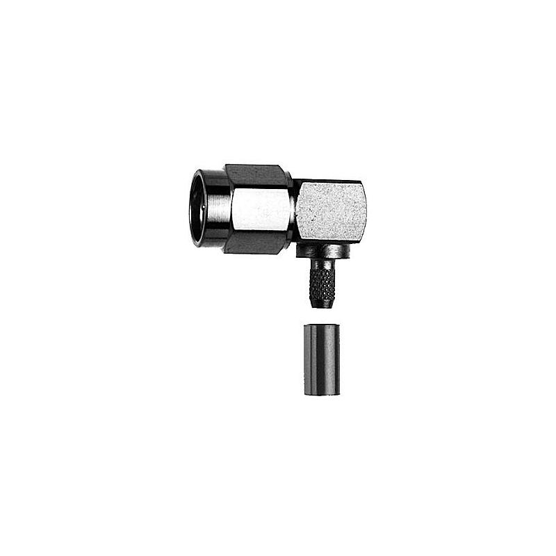 Telegärtner Koax, Sma-Winkelmecker Cr Au, G7 (Rg-316/U), 1-Mück,