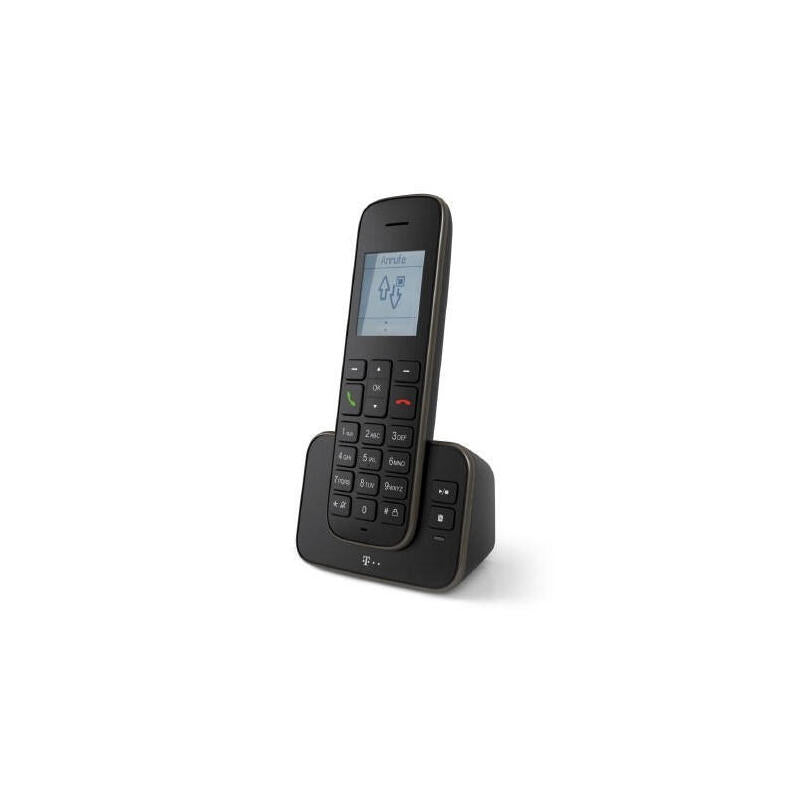 Telekom Sinus A 207 Teléfono Dect Negro Identificador De Llamadas