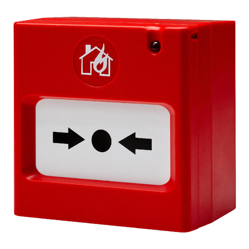 Teletek Sensomag-Mcp50 Pulsador Convencional. Led Ind. De Estado. Con Llave De Rearmado