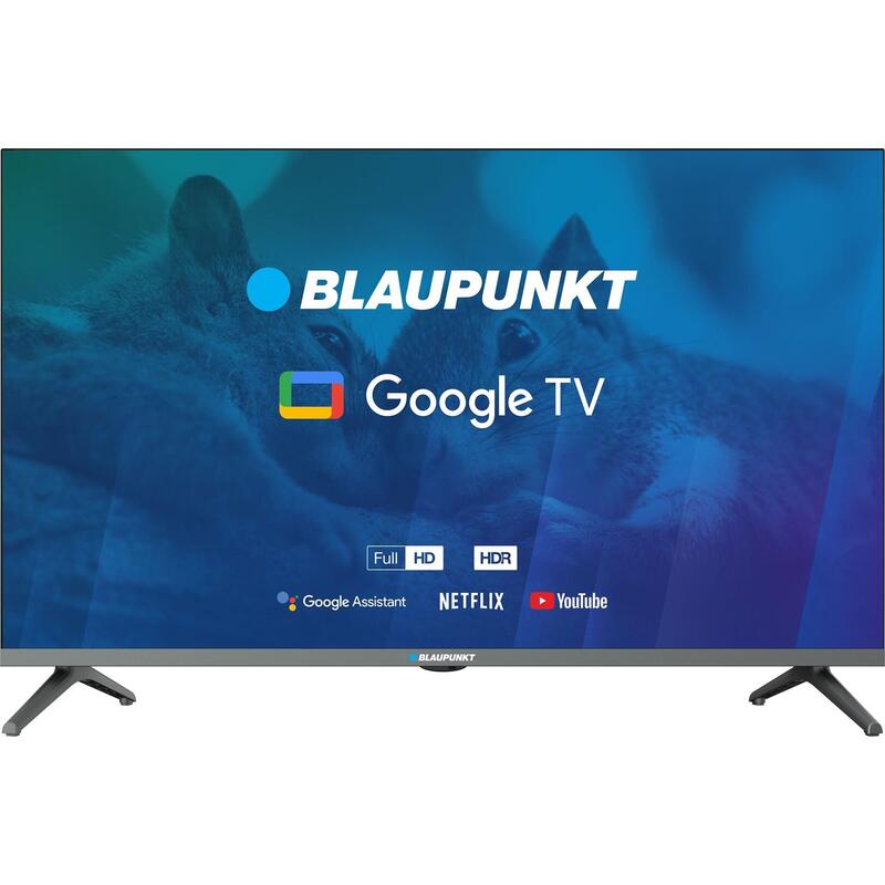 Televisor 32" Blaupunkt 32fbg5000s Full Hd Led, Googletv, Dolby Digital, Wifi 2,4-5ghz, Bt, Negro