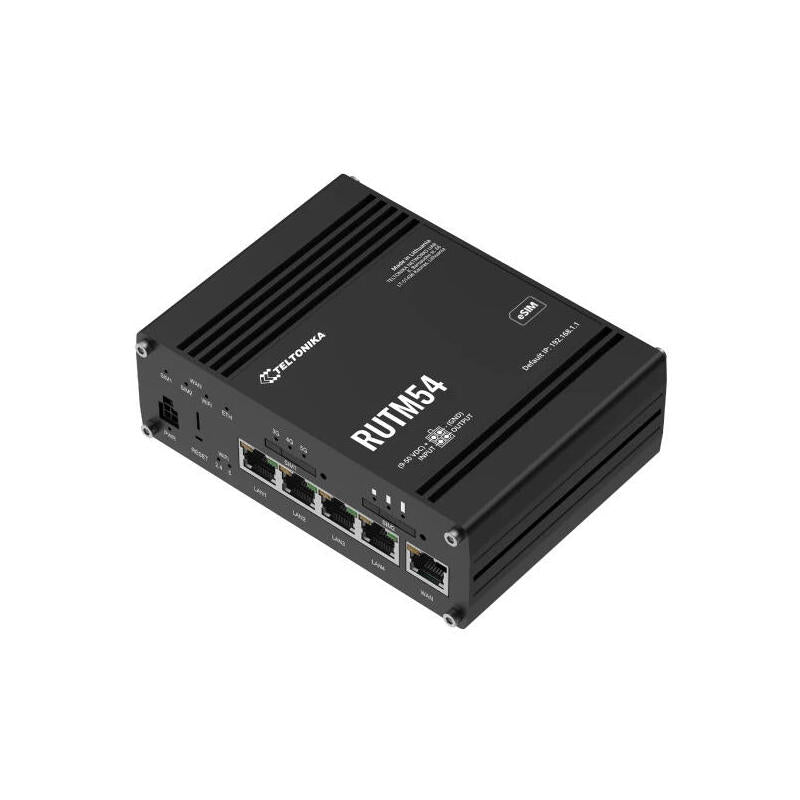 Teltonika Rutm54, Router Wifi Móvil Negro Rutm54000200
