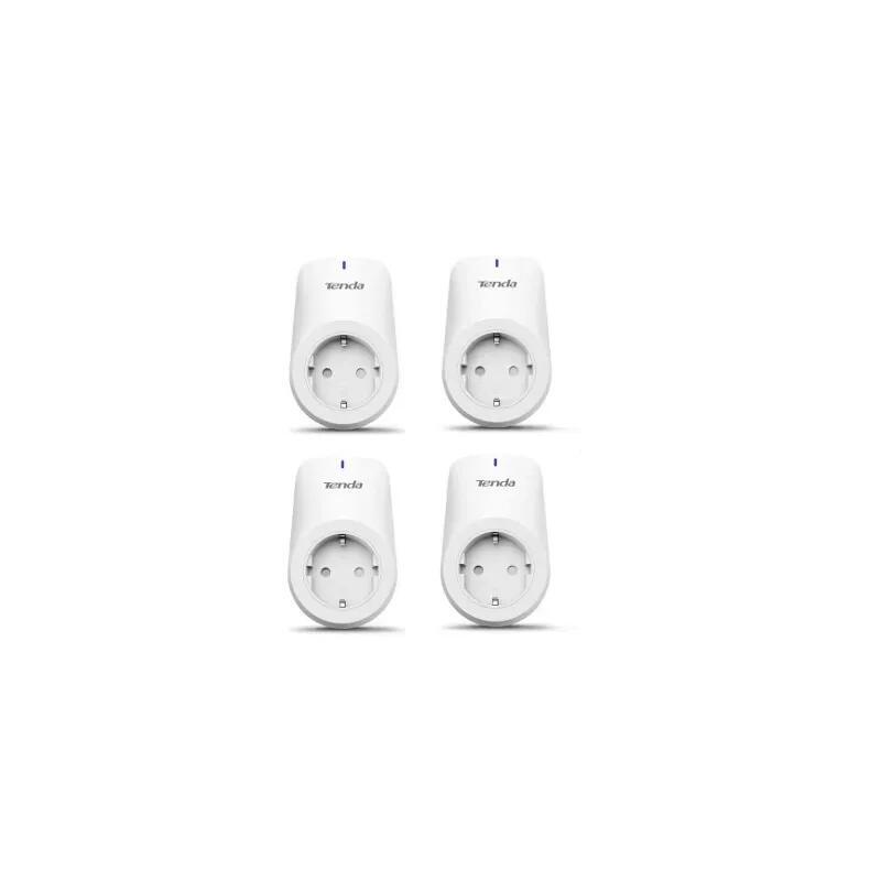 Tenda Sp3(4-Pack) Producto Reacondicionado Beli Sp3 Pack 4 Smart Wi-Fi Plug,Enchufe Inteligente Wi-Fi Sp3, 10a, Funciona Con Amazon Alexa Y El Asistente De Google