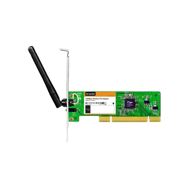 Tenda Tarjeta De Red Wifi W311e Pci-Express Wifi 802.11n 300mbps Antena 2.5dbi